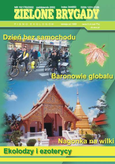 ''Zielone Brygady. Pismo ekologów'' (okładka)